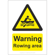 Warning Rowing Area Sign - JPS Online Ltd