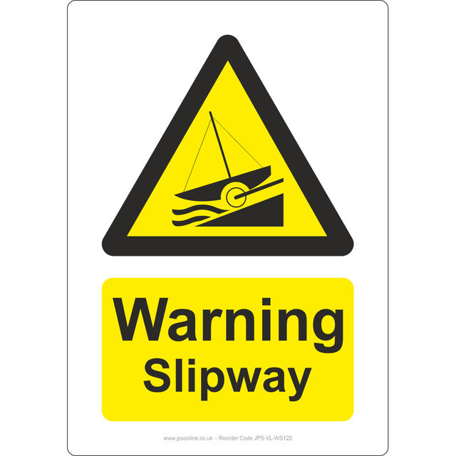 Warning Slipway Sign - JPS Online Ltd