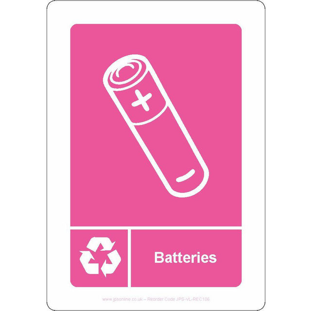 Batteries Sign - JPS Online Ltd