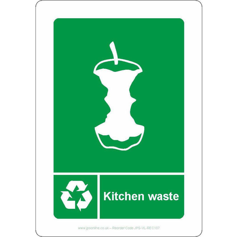 Kitchen Waste Sign – JPS Online Ltd