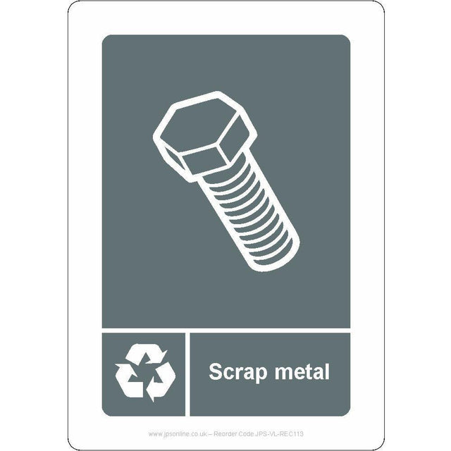 Scrap Metal Sign - JPS Online Ltd