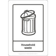 Household Waste Sign - JPS Online Ltd