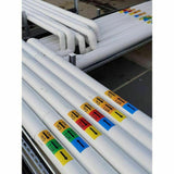 Pipe Identification Labels (Pack of 50) - JPS Online Ltd