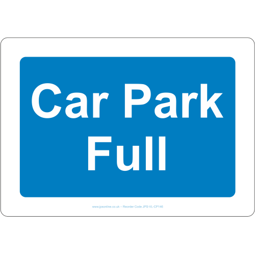 Car Park full sign