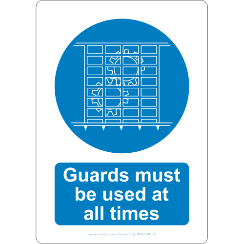guards must be used 